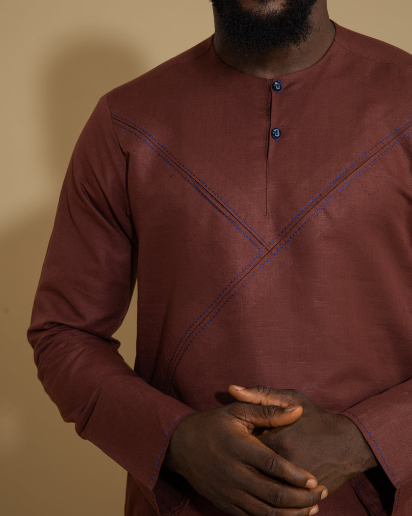 EDDY LINEN KAFTAN SET