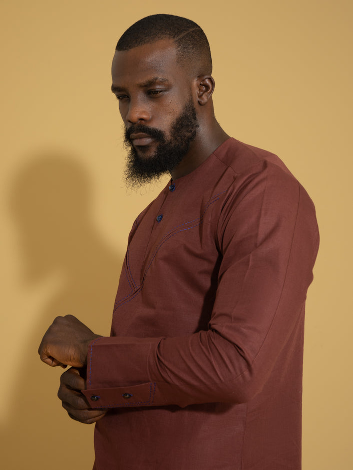EDDY LINEN KAFTAN SET