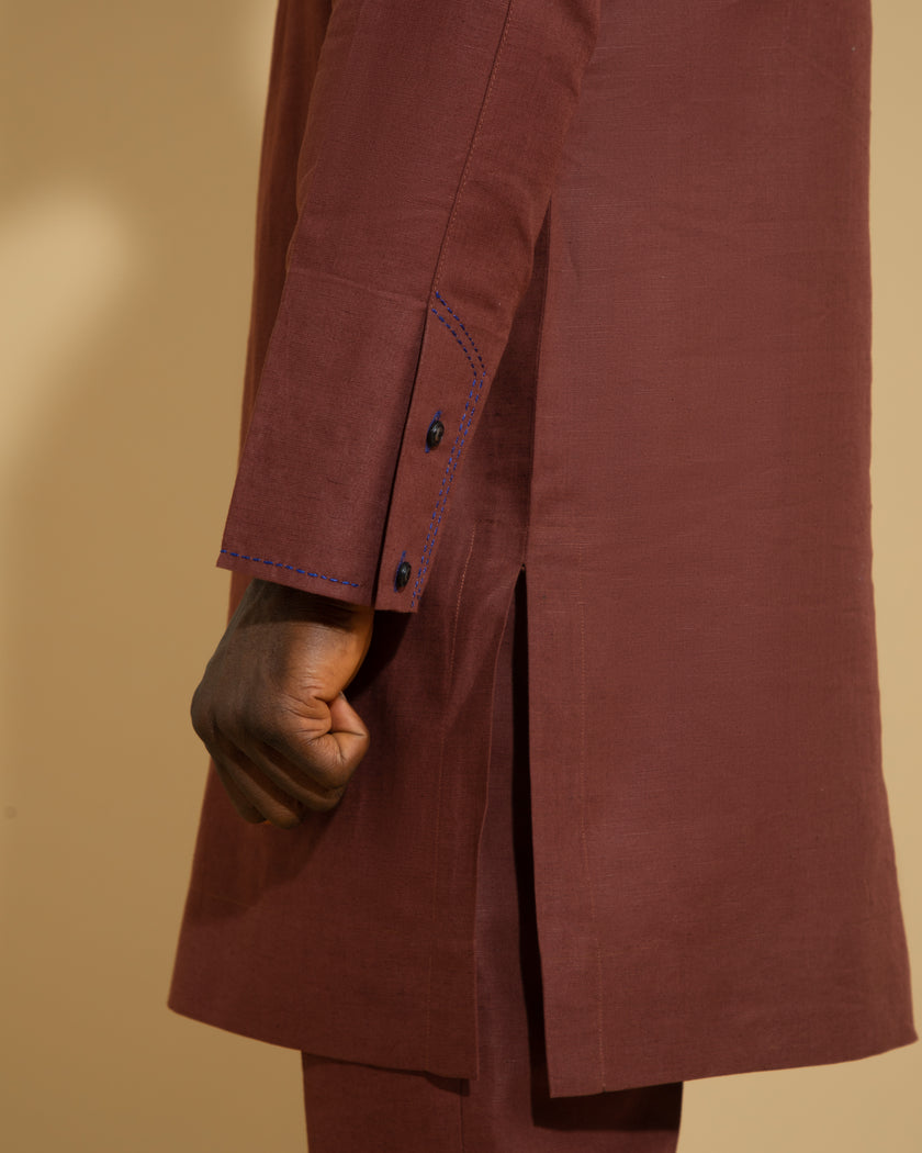 EDDY LINEN KAFTAN SET