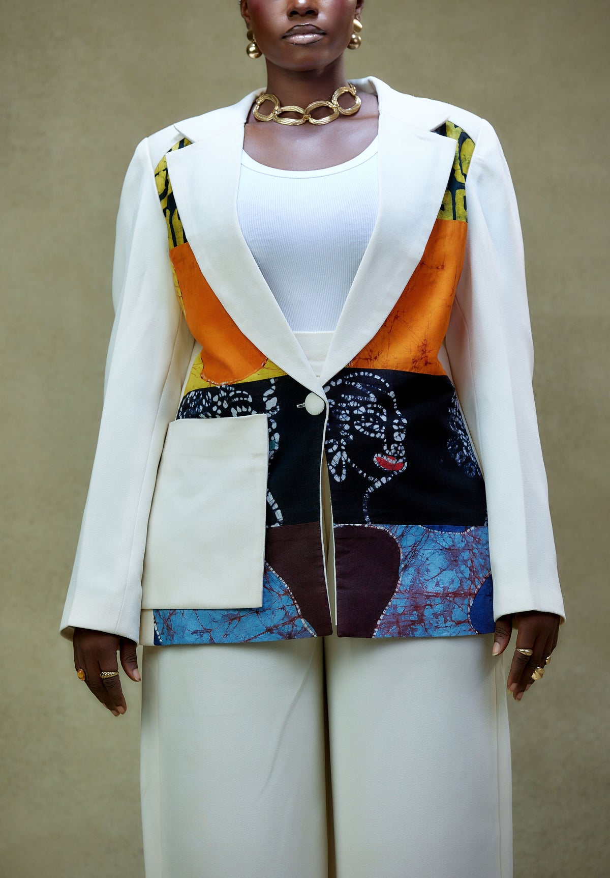 SERWAA Patchwork Suit