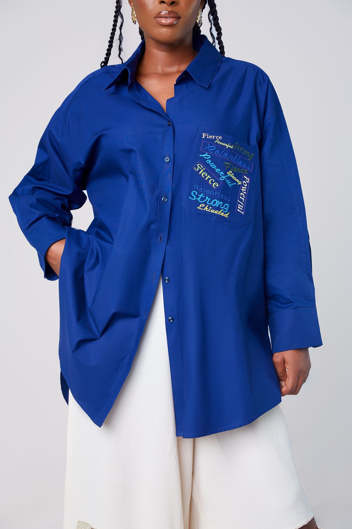 EHIVATED OVERSIZED SHIRT