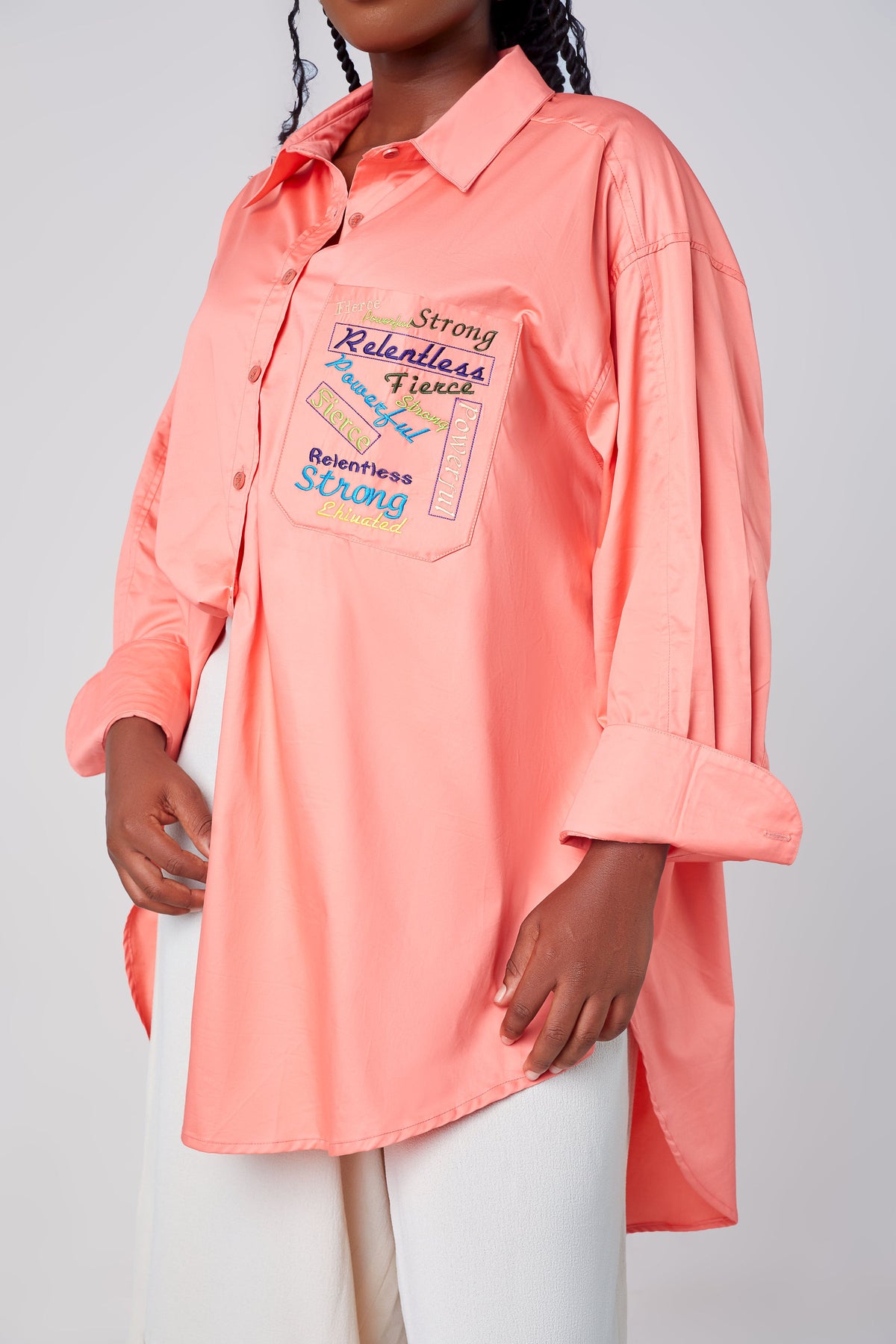 EHIVATED OVERSIZED SHIRT