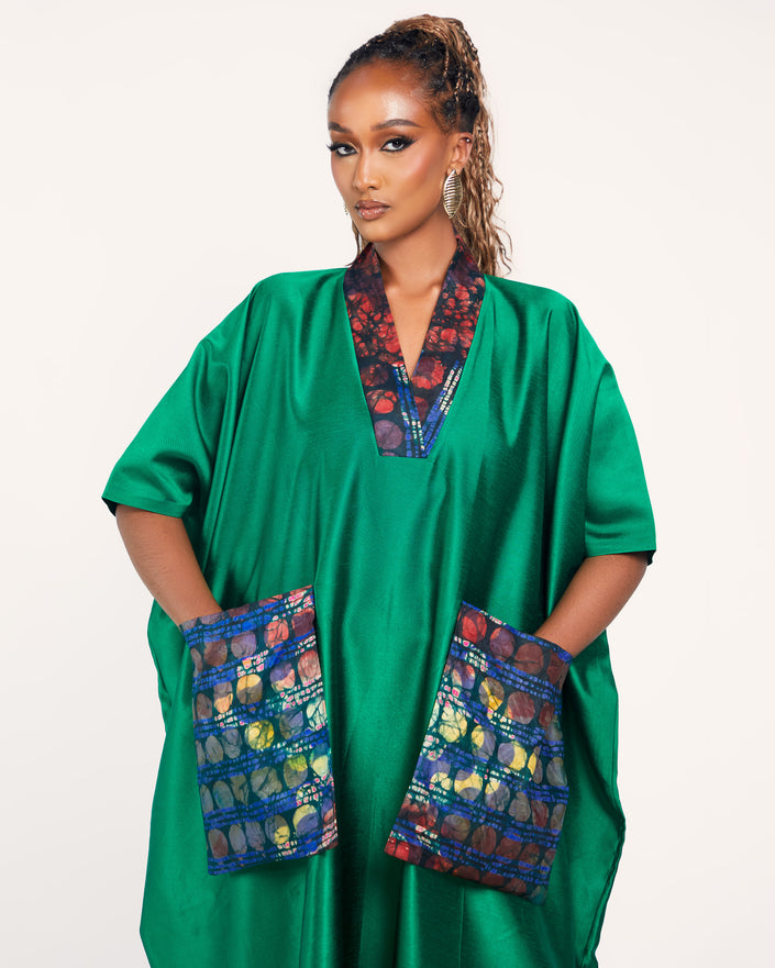 VNECK IRMA BUBU SILK