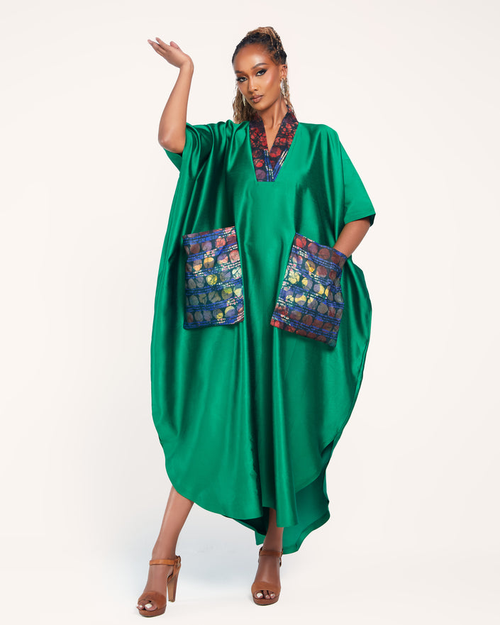 VNECK IRMA BUBU SILK