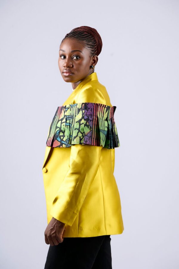 OHEMA CAPE JACKET YELLOW - Image 3