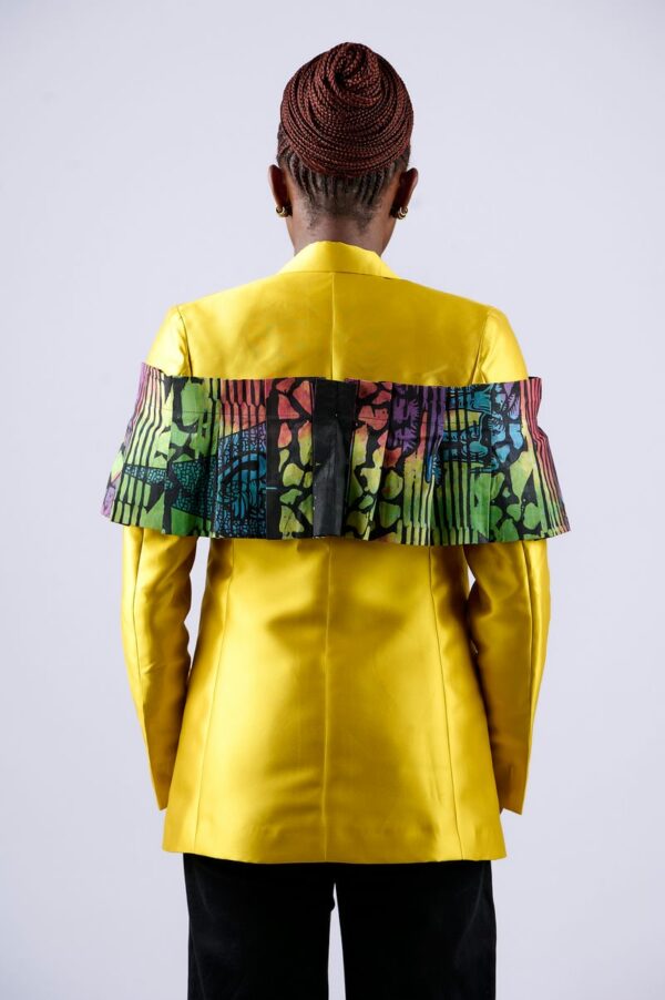 OHEMA CAPE JACKET YELLOW - Image 2