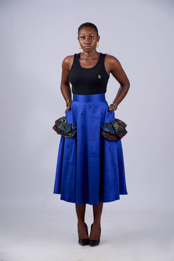 KOSI SKIRT BLUE - Image 3